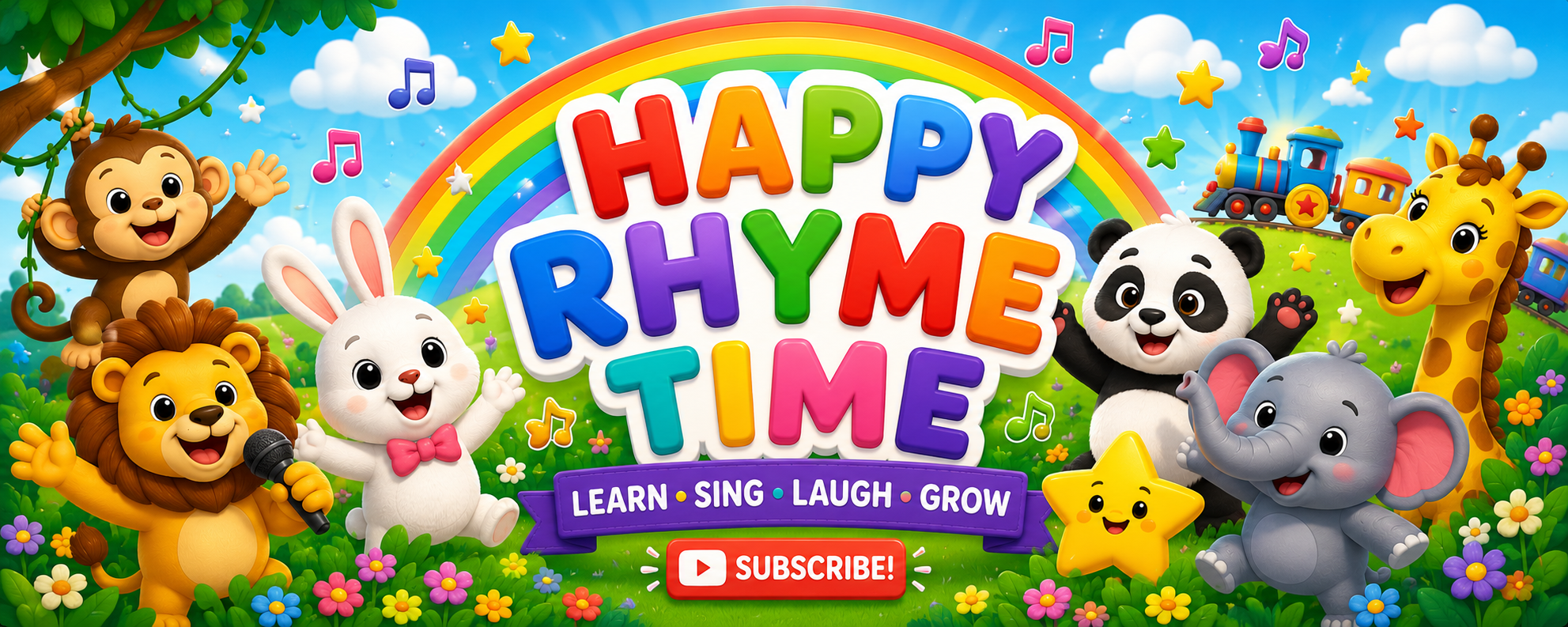 Happy Rhyme Time banner
